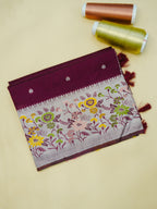 Banarasi Soft Silk Saree with Paithani Border