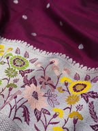 Banarasi Soft Silk Saree with Paithani Border