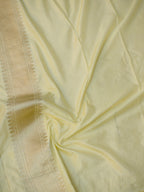 Bottle Green Soft Silk Banarasi Saree with Silver Buti Work