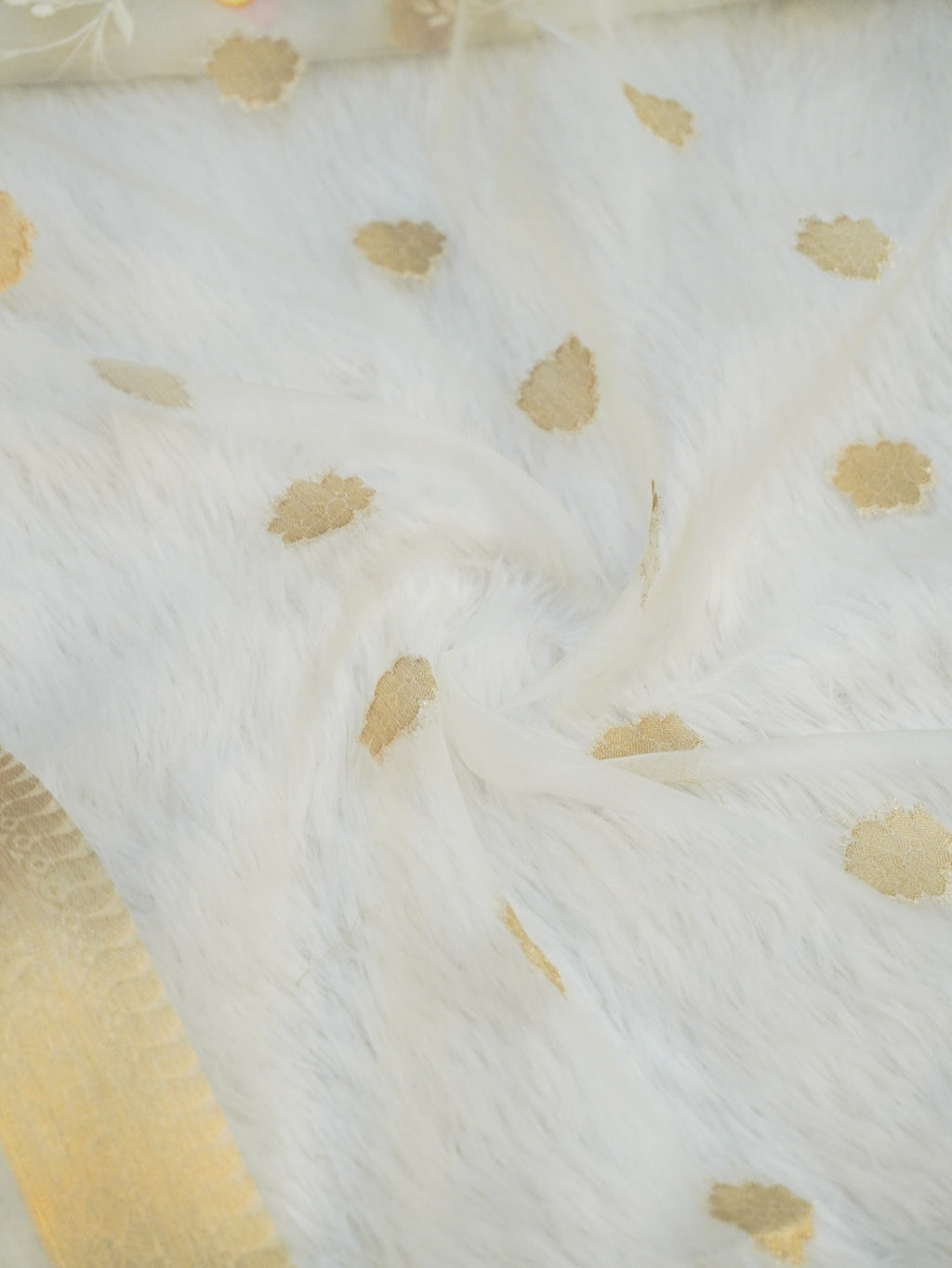 Banarasi organza silk Saree with embroidery work