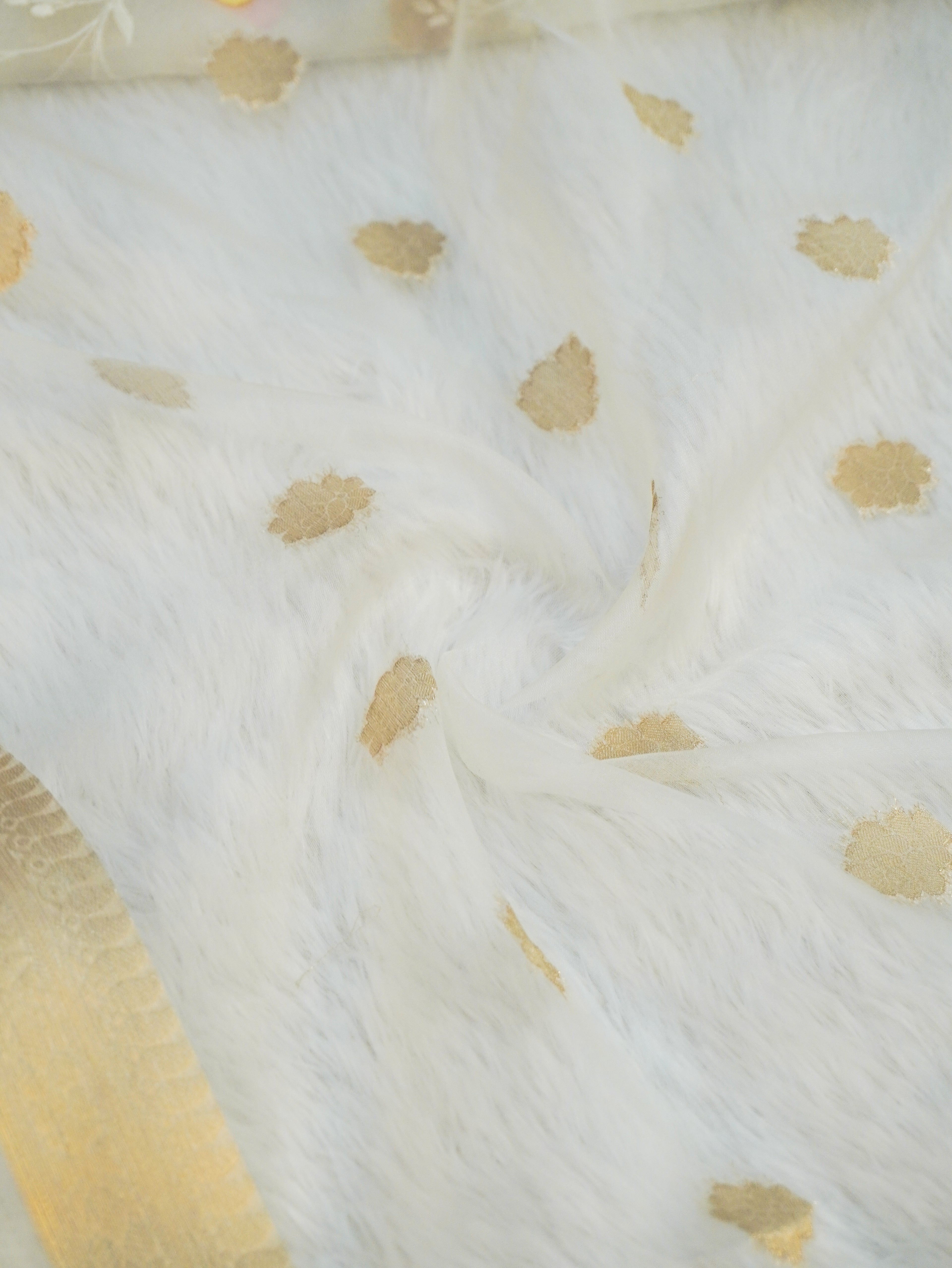 Banarasi organza silk Saree with embroidery work