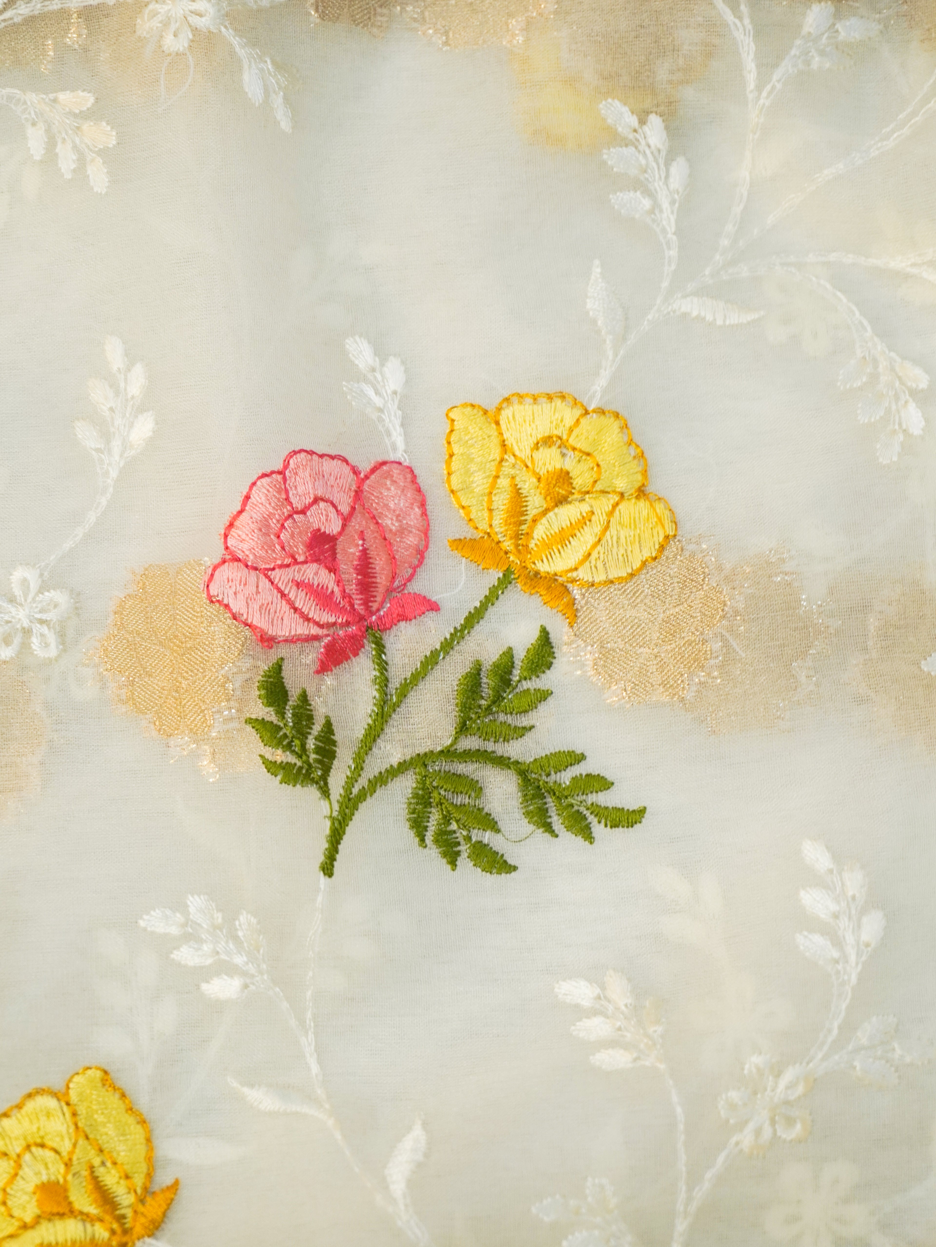 Banarasi organza silk Saree with embroidery work
