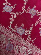 Rani Pink Georgette Alfi Meena Saree