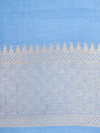 Navy Blue Banarasi Viscose Dola Silk Saree