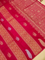 Rani Pink Banarasi Viscose Dola Silk Saree
