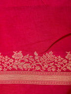 Rani Pink Banarasi Viscose Dola Silk Saree