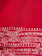 Bottle Green Banarasi Viscose Linen Saree