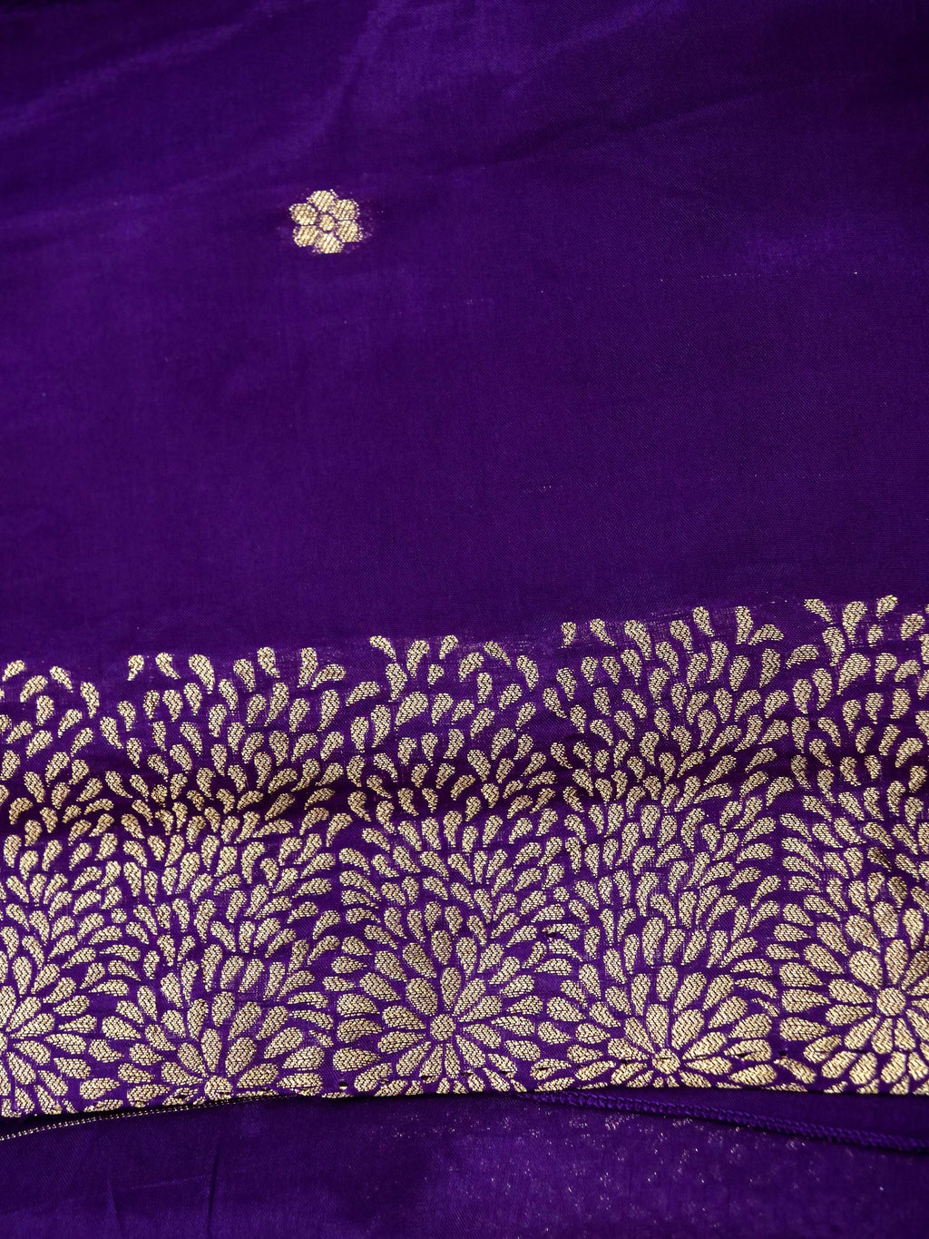 Royal Purple Viscose Saree