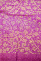 Deep Plum Banarasi Khaddi Silk Saree