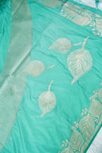 Sea Green Banarasee Georgette Saree