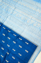 Royal Blue Banarasi Khaddi Silk Saree