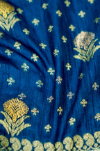 Royal Blue Banarasi Dola Silk Saree