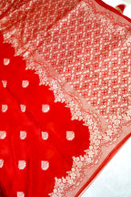 Shahi Sindoor Banarasee Silk Saree