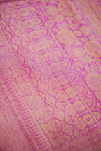 Deep Red Banarasi Khaddi Silk