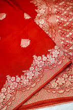 Shahi Sindoor Banarasee Silk Saree