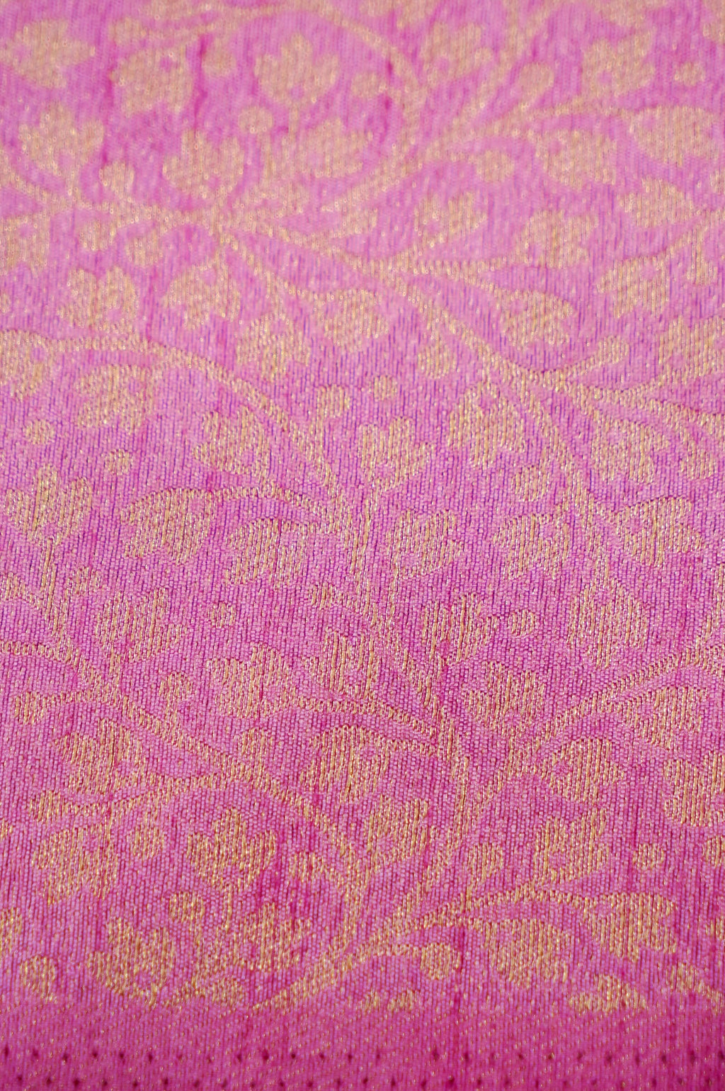 Deep Red Banarasi Khaddi Silk