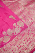 Candy Pink Banarasee Georgette Saree