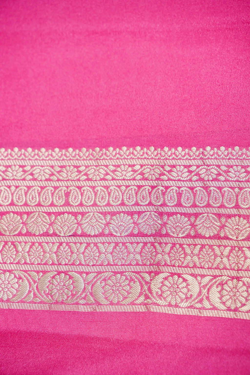 Candy Pink Banarasee Georgette Saree