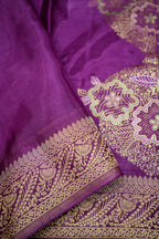 Royal Purple Banarasi Viscose Saree