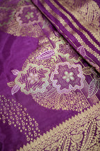Royal Purple Banarasi Viscose Saree