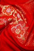 Sindoor Red Banarasi Viscose Saree