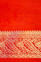 Sindoor Red Banarasi Viscose Saree
